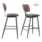 Tabouret VIRGINIA - Marron foncé Tabouret VIRGINIA - Marron foncé