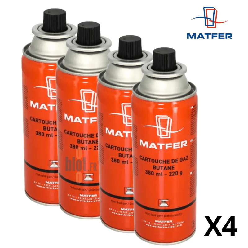 Cartouche de gaz Matfer 380 ML – Recharge pour chalumeau pro Cartouche de gaz Matfer 380 ML – Recharge pour chalumeau pro