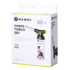 Chalumeau de cuisine HENDI Jet – Set pro avec cartouche incluse