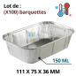 Lot (X100) - Barquette Aluminium (150 ML) – (BA150) Lot (X100) - Barquette Aluminium (150 ML) – (BA150)