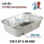 Lot (X100) - Barquette Aluminium (250 ML) – (BA250) Lot (X100) - Barquette Aluminium (250 ML) – (BA250)