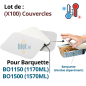 Lot (X100) - Couvercle (CO1150/1500) – Opercule pour Barquette : BO1150/1500 Lot (X100) - Couvercle (CO1150/1500) – Opercule pour Barquette : BO1150/1500