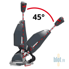 Bascule 45° poignée articulée autolaveuse Numatic 244NX