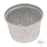 Vue individuelle godet aluminium GO105 vide – format 109 ml Ø72 mm
