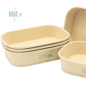 (X300) – Barquettes bambou + PP - (500 ML) – (17 × 12 × 4 CM) (X300) – Barquettes bambou + PP - (500 ML) – (17 × 12 × 4 CM)