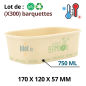 (X300) – Barquettes bambou + PP 750 ML – (17 × 12 × 5,7 CM) (X300) – Barquettes bambou + PP 750 ML – (17 × 12 × 5,7 CM)