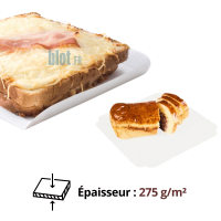 Support rigide en carton 275 g/m² pour présentation de gâteaux et desserts professionnels