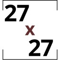 (X250) – Carré rainé carton blanc – (27×27 CM) (X250) – Carré rainé carton blanc – (27×27 CM)