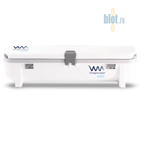 Dérouleur Wrapmaster 4500 fermé – boîtier robuste en ABS pour rouleaux alimentaires 45 cm