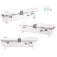 Lot de trois dérouleurs Wrapmaster 4500 – distributeurs professionnels pour cuisine et traiteurs