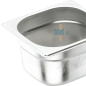 (GN 1/6) - Bac Gastronorme Inox 2,5 L – (17.6×16.2×15 CM)