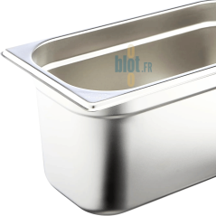 (GN 1/3) - Bac Gastronorme Inox 5,9 L – (32.5×17.6×15 CM)