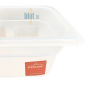 (GN 1/6) - Bac Gastronorme Polypropylène 1,6 L – (17.6×16.2×10 CM)