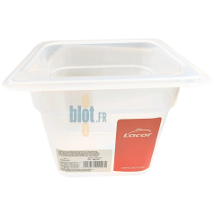 (GN 1/6) - Bac Gastronorme Polypropylène 2,20 L – (17.6×16.2×15 CM)