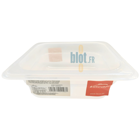 (GN 1/6) - Bac Gastronorme Polypropylène 1,0 L – (17.6×16.2×6.5 CM)