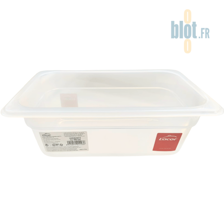(GN 1/4) - Bac Gastronorme Polypropylène 2,40 L – (26.5×16.2×10 CM)