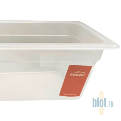 Angle du bac GN 1/3 en polypropylène transparent