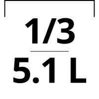 Schéma des formats gastronorme avec indication du format GN 1/3