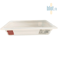Bac GN 1/3 polypropylène 2,40 L vu de côté