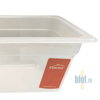 Angle du bac GN 1/2 polypropylène transparent