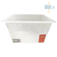 Bac gastronorme GN 1/1 en polypropylène hauteur 20 cm avec mesures 53×32.5 cm