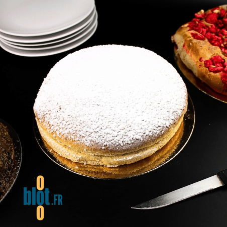 (X100) – Rond Carton (Or/Noir) - Ø16 CM