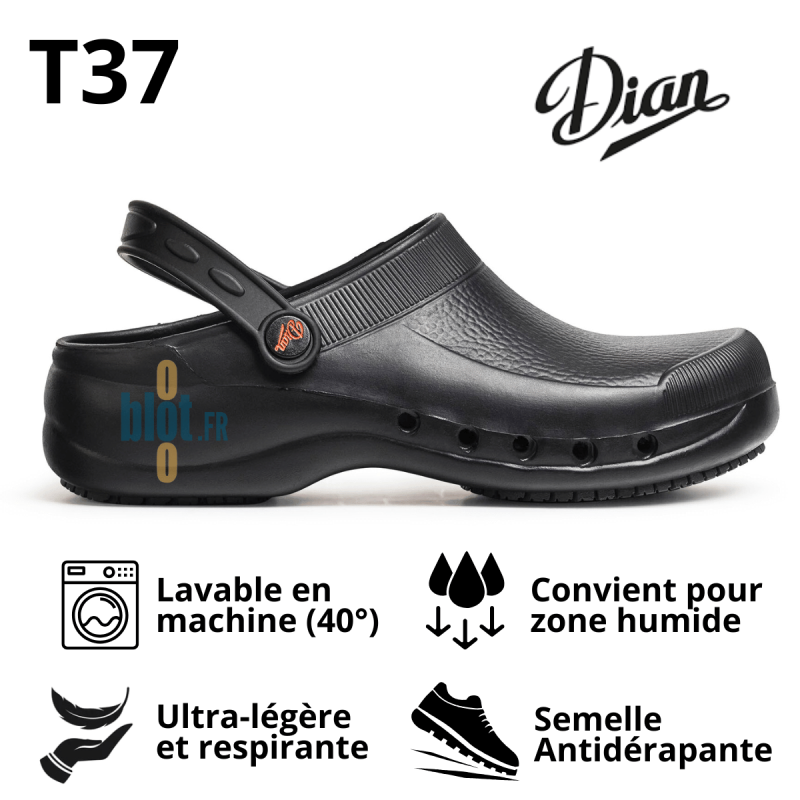 Sabot EVA Noir - Ultra Léger et Antidérapant - (T37)