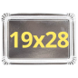 (X25) – Plateau Traiteur Argent - Carton rigide - (19X28 CM)