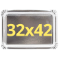 (X25) – Plateau Traiteur Argent - Carton rigide - (32X42 CM) (X25) – Plateau Traiteur Argent - Carton rigide - (32X42 CM)