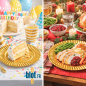 (X25) – Assiette en carton jetable Or - (Ø28.5 CM) (X25) – Assiette en carton jetable Or - (Ø28.5 CM)