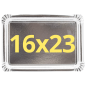 (X100) – Ravier en Argent - Carton - Jetable - (16X23 CM)