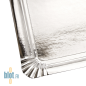 (X100) – Ravier en Argent - Carton - Jetable - (13X20 CM)