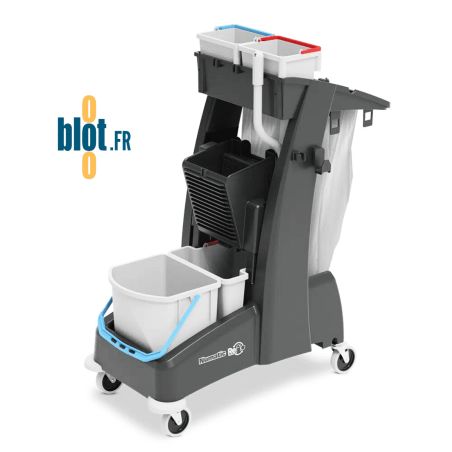 Chariot de ménage MM-4T Multimatic – Double seau professionnel