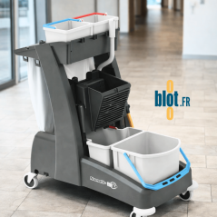 Chariot professionnel Numatic MM-4T utilisé en intérieur établissement professionnel