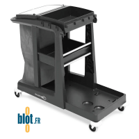 Structure vide du chariot ECO-Matic 3 montrant plateforme inférieure et plateau supérieur