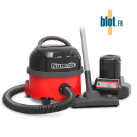 Aspirateur professionnel NBV 190 NX vue latérale avec station de charge