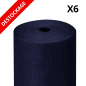 Rouleau de tête-à-tête Spunbond bleu marine pré-découpé pour dressage de table professionnel.