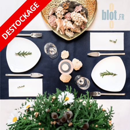 DESTOCKAGE ! (X6) - Tête-à-tête Spunbond Bleu marine - (0.40x48 M)