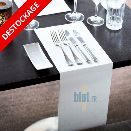 DESTOCKAGE ! (X225) - Serviette Dunilin® Blanche - (40x60 CM)