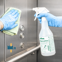 Application Eloxa Prima sur surface inox intérieure – nettoyage traces de doigts et film protecteur