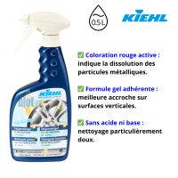 Nettoyant jantes WheelCleaner Red pH neutre 500 ml sans acide