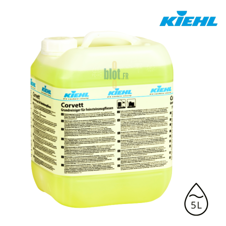 Corvett 5L nettoyant intensif alcalin grès cérame microporeux dégraissant carrelage professionnel pH 13