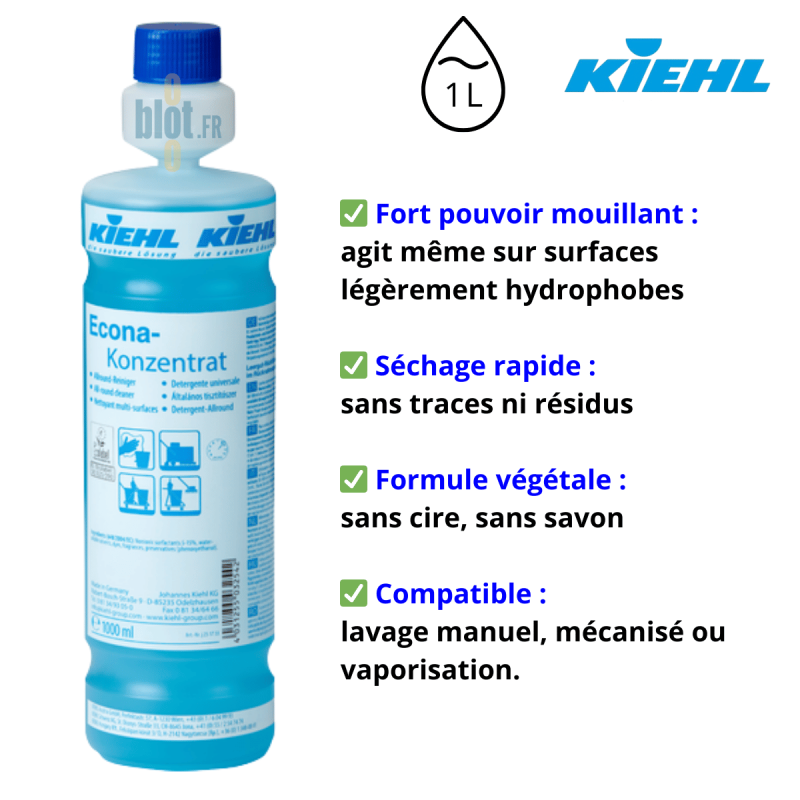 Econa Concentré (1L) – Nettoyant multi-surfaces - Ecolabel