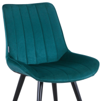 chaise PAMELA verte design assise confortable mobilier restaurant professionnel