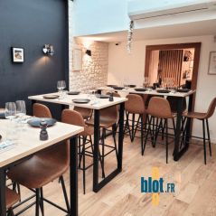 Tabouret SHELBY - Cognac