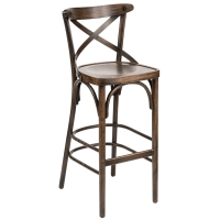 tabouret ALBENA hêtre patine vintage tabouret bar bois professionnel style bistrot