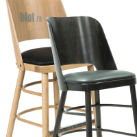 comparaison coloris tabouret AMANDINE hêtre naturel et ébène-wengé professionnel