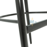 détail tabouret AMANDINE ébène-wengé structure bois professionnel