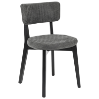 chaise AMBRE anthracite dossier garni restaurant intérieur professionnel
