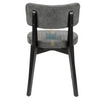 chaise AMBRE dos anthracite structure hêtre intérieur professionnel